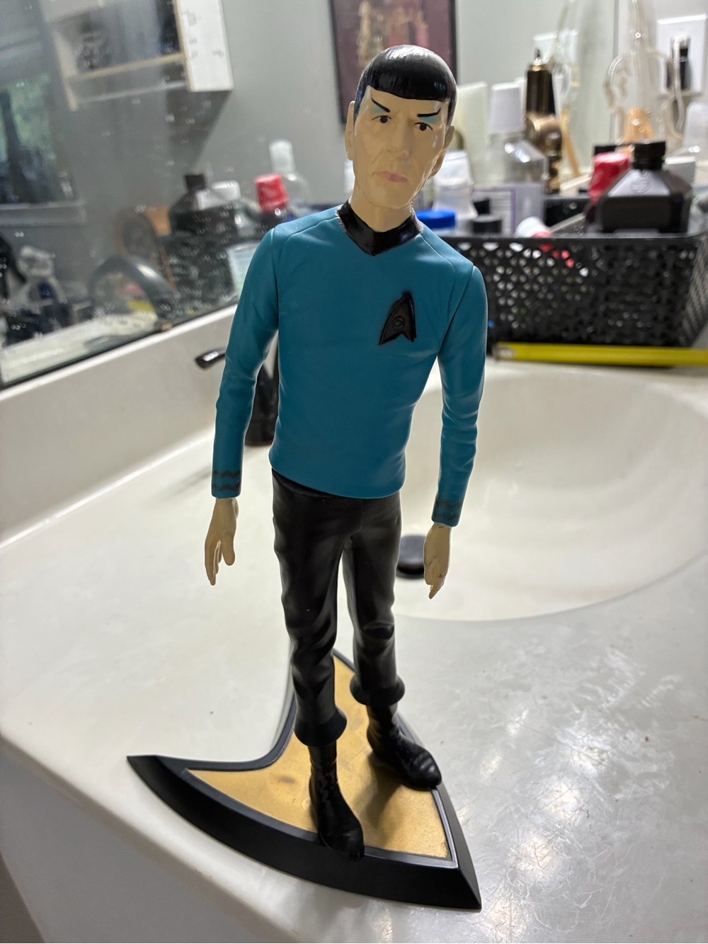 Vintage Star Trek Mr. Spock 11" Figure with Stand - 1991